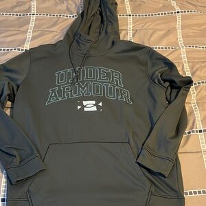 Under Armour Men's Dark Green Hoodie Sweater